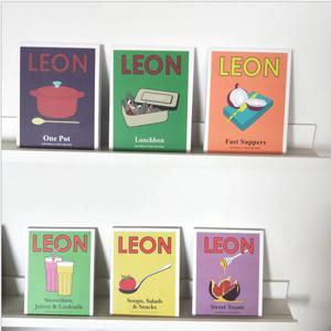 6 color 촬영소품 레옹 잡지 LEON 잡지 책 노트