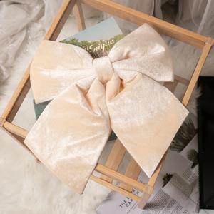 벨벳리본 아이보리 35cm 크리스마스 트리 장식 소품 파티 용품