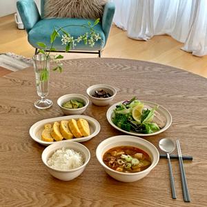 아이보리앤도트 모던한식 1인식기 홈세트 6p 자취 혼밥 그릇