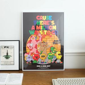 일러스트 포스터 GR 웨이투고 컬러 A2 A1