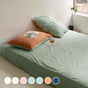 컬러샌드 60수 고밀도 호텔식 워싱 매트리스커버 SS/Q/K 7colors