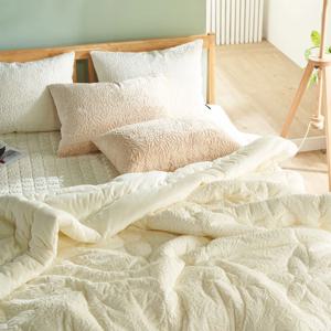 딘스 극세사 착번아웃 차렵이불 2size 4colors