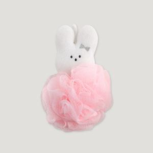 버블 샤워 퍼프(토끼) 부드러운 샤워볼