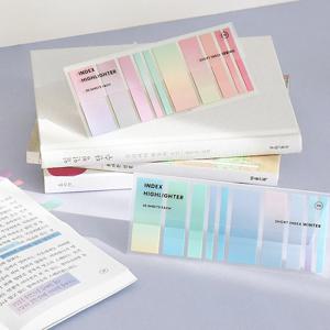 인덱스 쇼트 하이라이터 2colors 북마크 책갈피 다꾸 밑줄