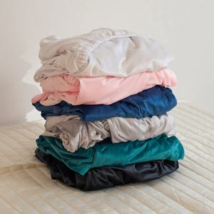 극세사시리얼 홑겹매트커버(S/ SS/ Q) 6colors