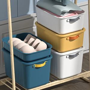 펜트리 수납함 리빙박스 다용도 수납 바구니(뚜껑미포함) 5size 3color