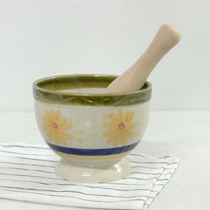 마늘 깨갈이 도자기절구 공이세트 대