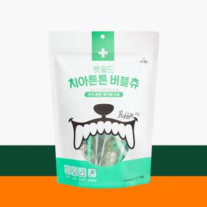 치아튼튼 버블츄 강아지 치석 제거 덴탈츄 10개입