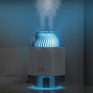 스마트 듀얼 휴대용 무선 미니 초음파 가습기 G1 / 무드등
