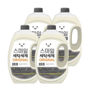 스마일 액체 세탁세제 2.5L 4개