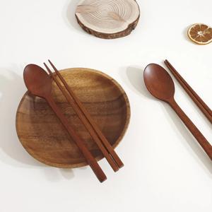 내추럴 우드 수저세트(어린이용)