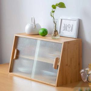 [해외] 빈티지 홈키친 플레이트 접시 2단 아크릴 주방수납장