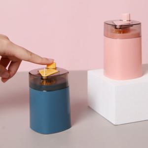 원터치 자동 이쑤시개 통 3color DD-11696