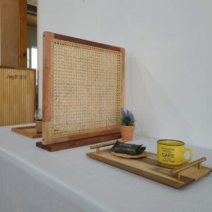 라탄파티션 테이블파티션 인테리어파티션 가림막 이동식 카페 주방