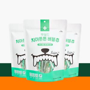 치아튼튼 버블츄 강아지 치석 제거 덴탈츄 10개입 x 3개 SET