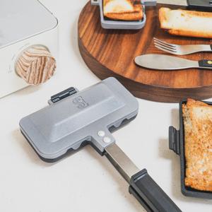 SOLO 국산 샌드위치 쿠커 메이커 캠핑 양면 팬 분리형