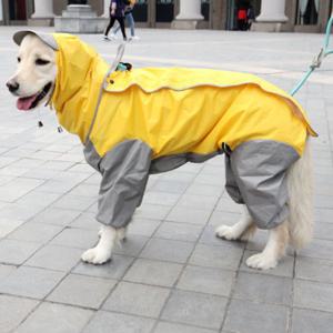 강아지 우비 올인원 레인코트 애견 중형견 개 비옷