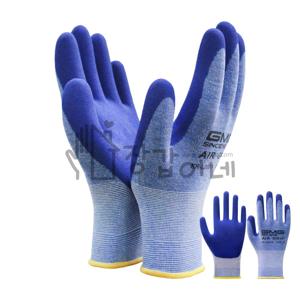 GMG 공구왕 황부장 안전 코팅장갑 쿨소재 에어그립 KR-L2001A