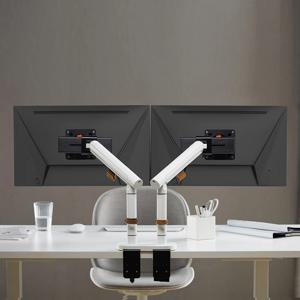 고든 디자인 슬림형 듀얼슬라이드 모니터암 GDA2DS