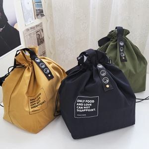 데일리 스마일 버킷백 생활방수 도시락 가방 3colors