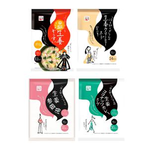 [해외] 히에시라즈씨의 대용량 생강스프 4종