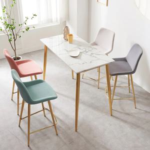 알리아 대리석 발코니 홈카페 긴 높은 아일랜드 와인 홈바 테이블