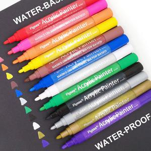 거울 드로잉 컬러펜 12color 캘리그라피 드로잉 마카 유리 아크릴 보드 감성 데코펜