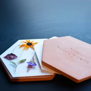 프레쉬 플라워 & 허브 테라코타 전자레인지 드라이 프레스