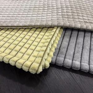 보온 방음 도톰한 허쉬블럭 극세사 러그 카페트 거실 4size 3colors