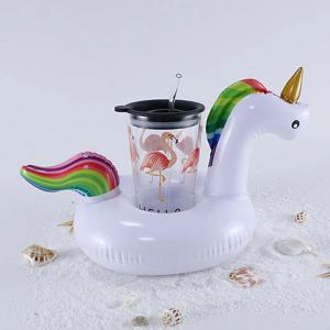 미니 튜브 컵홀더 황금뿔 유니콘