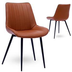 L. 가죽 다이닝 체어