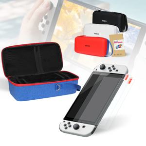 닌텐도 스위치 OLED 케이스 필름 휴대용 올인원 악세사리 파우치 KIT-NDH