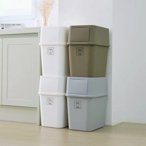 브라우니 다용도 분리수거함 대형 50L 4P(스티커증정)