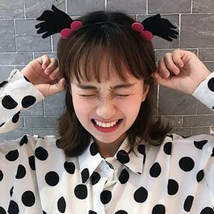 귀여운 삐삐 파티머리띠  생일 파티용 인싸 양갈래 소품 머리띠