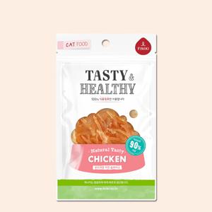 테이스티 캣 부드러운 치킨슬라이스 50g 고양이간식