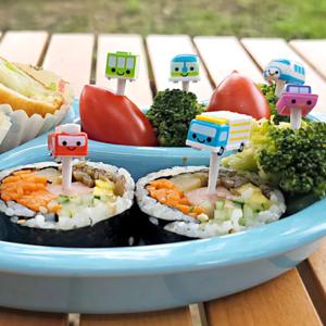 귀여운 반찬꽂이 도시락 데코픽 꾸미기 도시락픽 자동차