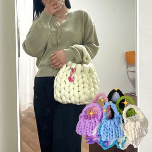 자이언트얀 가방 망고실 뜨개실 핑거니팅 만들기 1kg