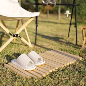 티캠핑 텐트 원목 발판 캠핑 우드 발매트