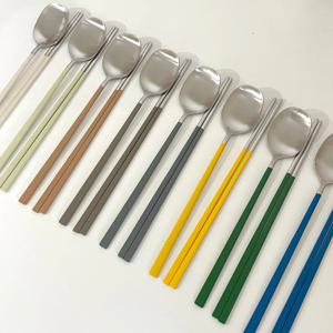 멜로즈 한식 수저세트(숟가락+젓가락) 10color