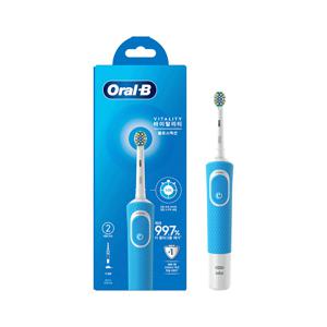 Oral-B 전동칫솔 D100 바이탈리티 플로스액션 블루