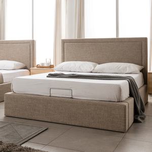 린다 모션베드 패브릭 전동침대 Q퀸(비스코젤 메모리폼 매트리스 포함)