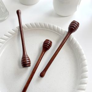 옻칠 나무 꿀봉 허니디퍼 (소) 16cm