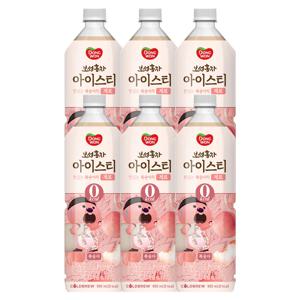 보성홍차 아이스티 제로 복숭아 900ml*6병