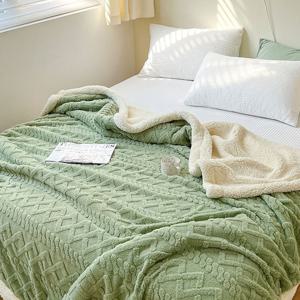 보들보들 극세사 소형 뜨개담요 (3 Colors) 70*100 사이즈