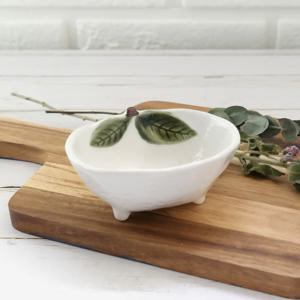 예쁜 자연모양 감종지 화이트 소스볼