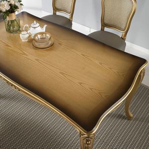 엔지 원목 4인용 식탁세트 엔틱 주방 명품(라탄골드)