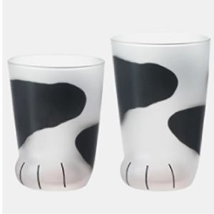 아델리아 코코네코 고양이발 유리컵 엄마네코 깜이 300ml