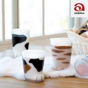 아델리아 코코네코 고양이발 유리컵 엄마네코 300ml
