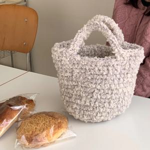 DIY 코바늘뜨기 코바늘가방 심플토트백 - 밤볼리나+퀴니(믹스텍스쳐)