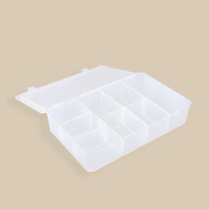 다용도 투명 칸막이 상자  정리 케이스 약 비즈 부품 장난감 수납함 멀티박스 사각 9칸